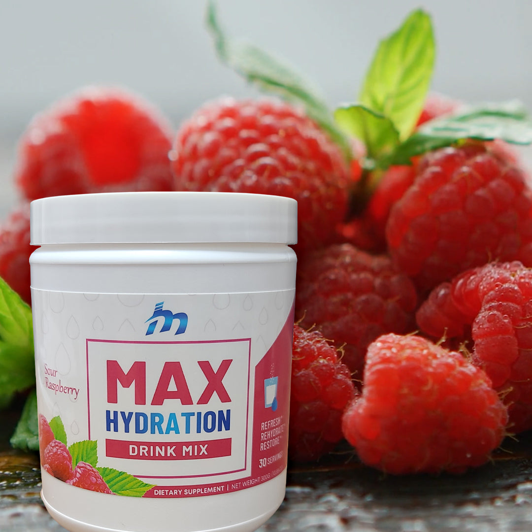 NEW Max Hydration Sour Raspberry Tub - 30 Servings